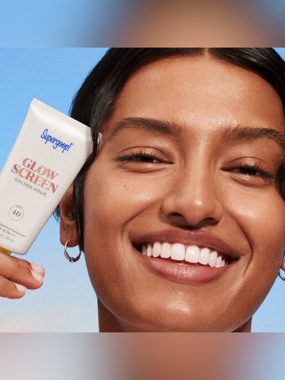 Supergoop! GOLDEN HOUR Glowscreen SPF 40 Sunscreen NEW UNUSED EX03/27